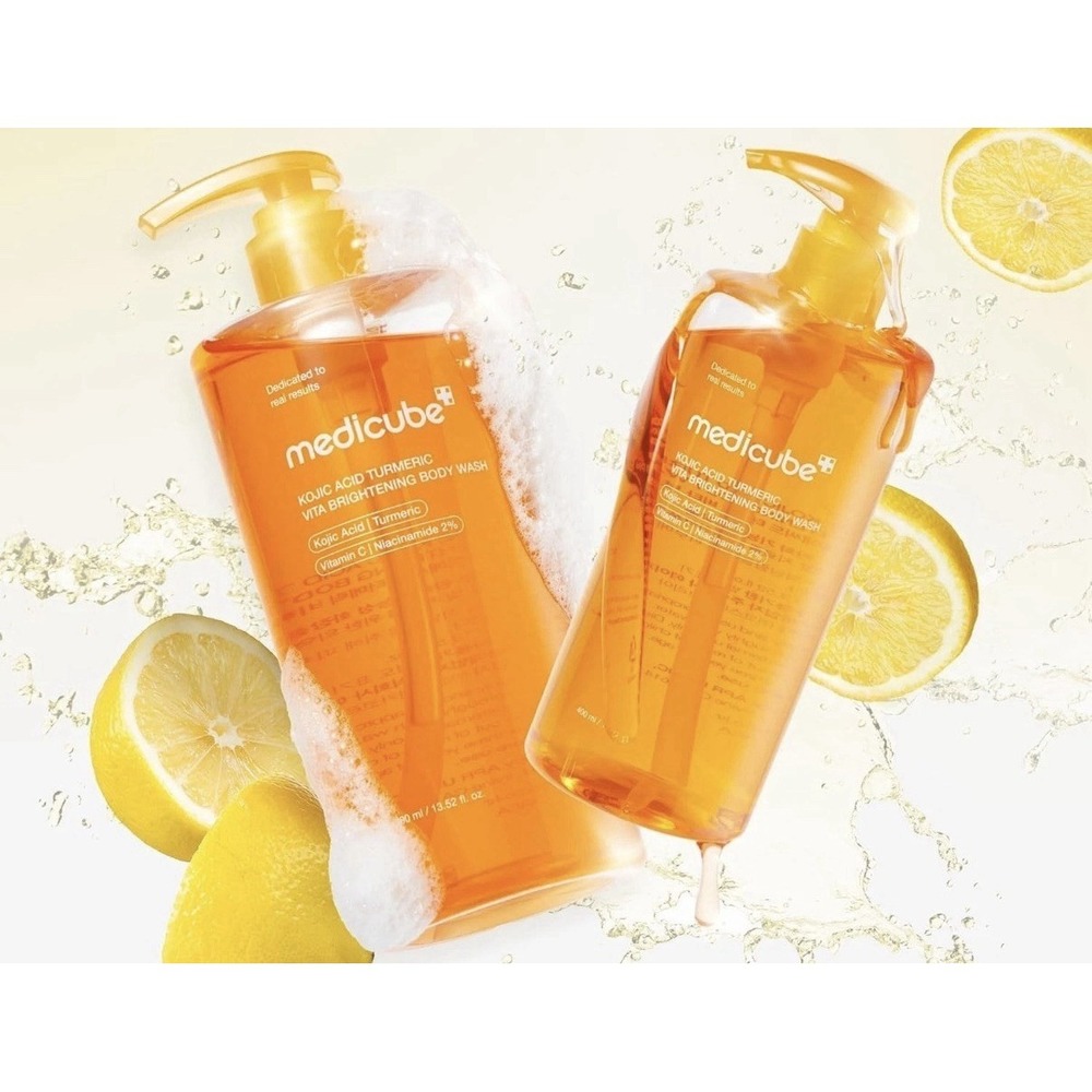 [MEDICUBE] Kojic Acid Turmeric Vita Brightening Body‎ Wash - 400ml